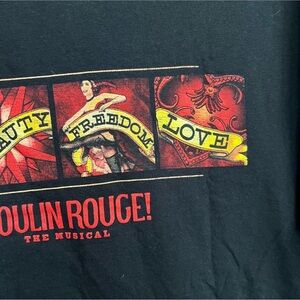 Moulin Rouge The Musical Broadway "the
Values" Black Shirt Size Medium